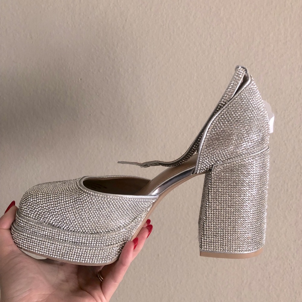 Target Viral Glittery Heels
